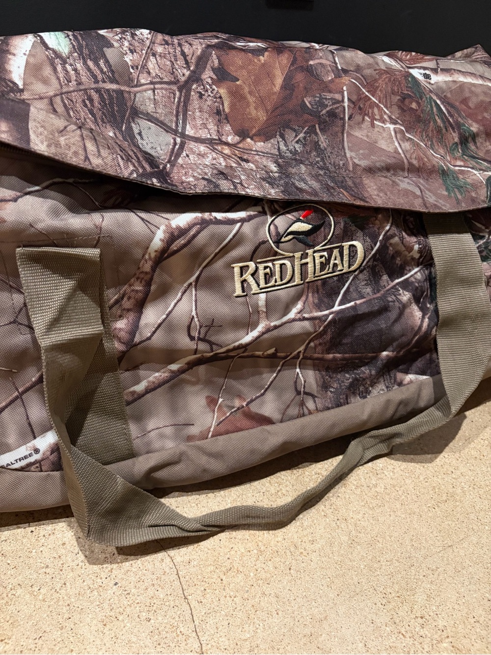 RedHead Realtree Camo Gear Duffel in Brown and Green XL - HUGE